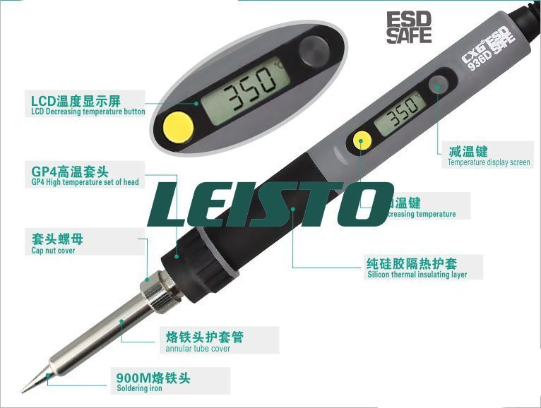 936D Digital Soldering Iron 1 Digital Soldering Iron