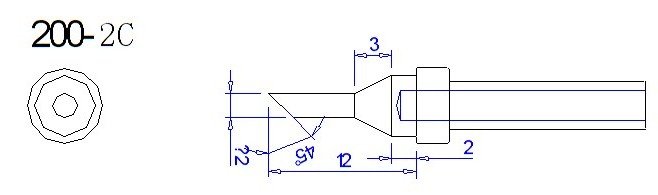 Quick Soldering Tips 4 200-2C soldering tip