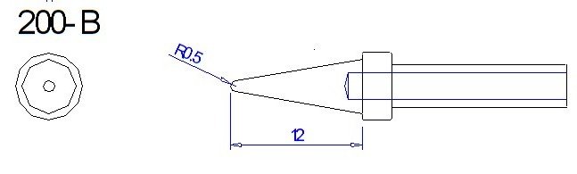 Quick Soldering Tips 12 200-B Soldering Tip