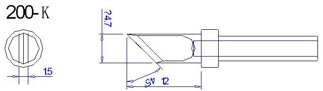 Quick Soldering Tips 16 200-K Soldering Tip