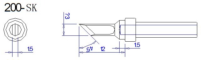 Quick Soldering Tips 17 200-SK Soldering Tip