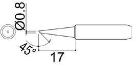 900M Soldering Tips 7 900M-T-0.8C